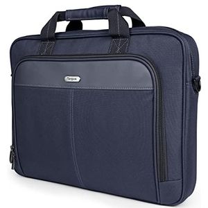 Targus Laptoptas - blauw 15,6 inch klassieke slim messenger bag ruim, ergonomisch, met schuim gevoerd voor laptops tot 16 inch