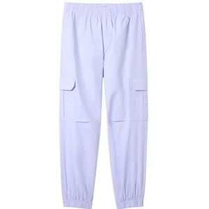 TOM TAILOR Pantalon cargo de parachute pour fille - Coupe ample, 35277 - Happy Lilac, 146