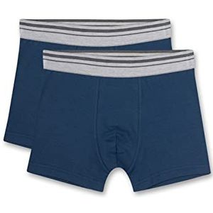 Sanetta 347864 Set van 2 Shorts, Donkerblauwe jeans, 152 cm Jongens, Blauw