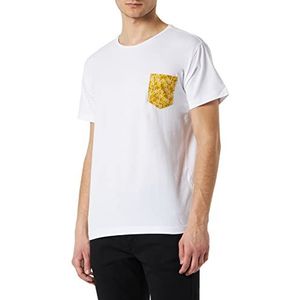 FRENCHCOOL 1988 T-shirt, wit, met zak, motief: lente en heren, wit, M, Wit.