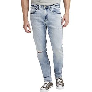 Silver Jeans Co. Jean Kenaston Fit Slim Leg pour homme, Lavage léger Epv171, 32W / 34L