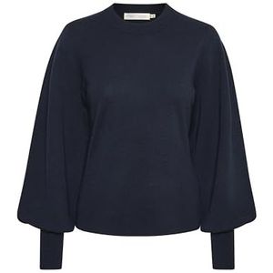 InWear Sammyiw Pullover Sweater Dames, Marine Blauw