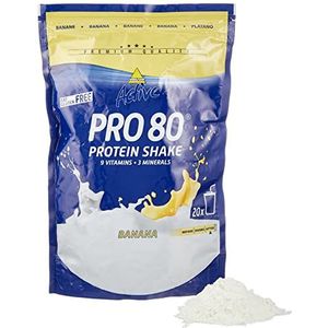 Inkospor ACTIVE Pro 80 Proteïneshake Definitie Toning en Gewichtsverlies Banaan Zakjes 500 g