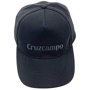 Soricastel Cruzcampo Classic Brand Black Cap, uniseks, volwassenen, zwart, één maat, Zwart