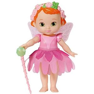 BABY born Storybook Fairy Rose-18 cm Fluttering Wings - Inclusief pop, muur, standaard, achterkant en foto boekje, geschikt voor kinderen vanaf 3 jaar, Fairy Rose