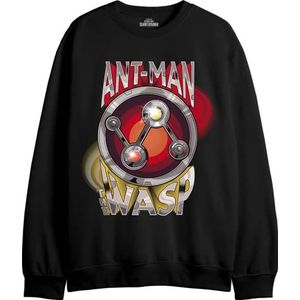 Marvel Meantmmsw010 Sweatshirt voor heren (1 stuk), zwart.