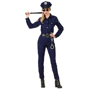 Boland Politiekostuum voor dames, 4-delig, carnavalskostuum voor themafeest, Halloween of carnaval, politiekostuum