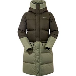 Berghaus Lange gewatteerde jas met reflecterende technologie voor dames, oliegroen/diep diep/oliegroen, XS