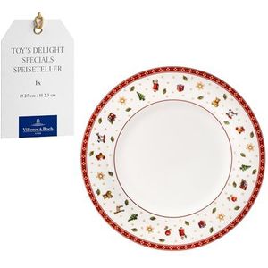 Villeroy & Boch - Toy's Delight Specials platte borden, kerstservies, premium porselein, ideaal om te combineren en cadeau te geven, Made in Germany, vaatwasmachinebestendig