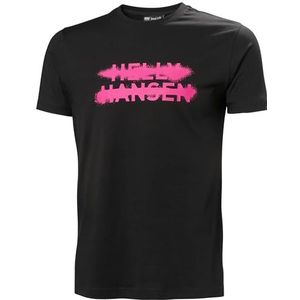 Helly Hansen Core Graphic T Herenhemd, 994 zwart