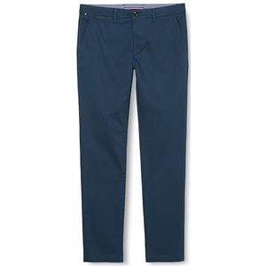 Tommy Hilfiger Chino Bleecker Print Structuur Geweven Broek Heren, Desert Sky