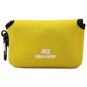 MegaGear MG1848 ultralichte neopreen hoes voor Panasonic Lumix DMC-LX15 camera, geel, Geel., Modern
