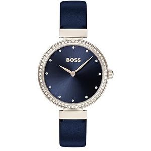 Boss Dames Analoog Klassiek Quartz Horloge Met Lederen Band 1502477