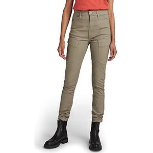 G-STAR RAW Kafey Ultra High Skinny cargobroek voor dames, groen (Shamrock C105-2199)