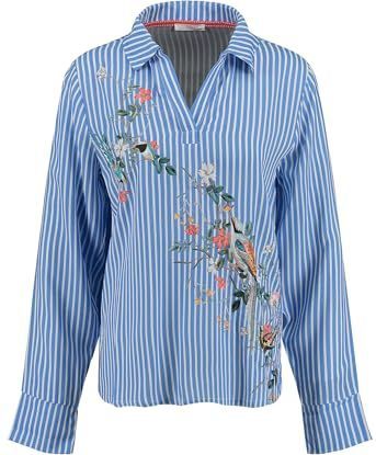 KEYLARGO Chemisier pour femme WB Bird, Bleu eau (1224), M