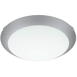 EGLO Mars 1 Wand/Plafondlamp - 1 Lichts - Wit, Zilver