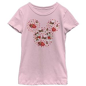 Disney Classic Mickey Mickey Candy Girls T-shirt met korte mouwen roze, Roze