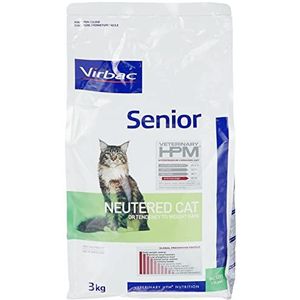 Virbac Vet Hpm Cat Senior Neutered Kattenvoer, 3 kg