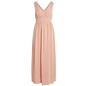 Vila Vimilina Su-Noos Maxi-jurk voor dames, Misty Rose