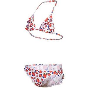 arena Girls' Arena Vintage Bikini Driehoek Tweedelig Zwempak Meisjes, Wit Multi