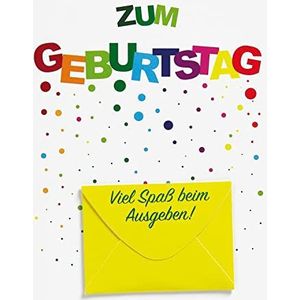 Perleberg Verjaardagskaart – Lifestyle collectie – verjaardagskaart met tekst en envelop – cadeaukaart met bijpassende envelop – wenskaart 11,6 x 16,6 cm