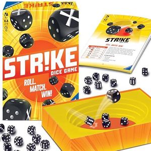 Ravensburger 26840 - Strike, Brettspel, Meerkleurig Würfelspel voor 2-5 spelers, verzamelspel vanaf 8 jaar, familiespel: de welvaartstreit