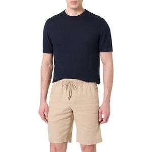 Tommy Hilfiger Harlem Po Linen Shorts Mw0mw37804 Chino Shorts voor heren, Beige (Batique Kaki), 38 W