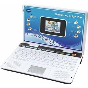 VTech - Genius XL Color Pro tweetalige computer voor kinderen, leercomputer, Azerty toetsenbord – 6/11 jaar – Franse versie (Qwertyindeling niet gegarandeerd)