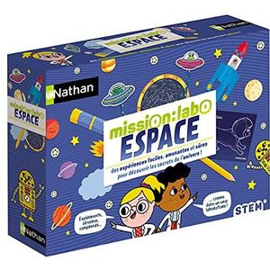 Nathan - Mission Lab Space - Experimenteren, observeren, begrijpen - Educatief spel - Eenvoudige, leuke en veilige ervaringen - Alleen of met het gezin te spelen - Voor kinderen vanaf 8 jaar