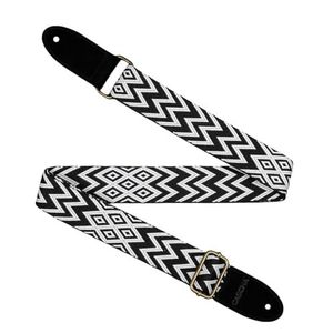 CASCHA Veganistische ukelele riem - Verstelbare en comfortabele ukelele riem van milieuvriendelijke materialen, duurzaam en elegant, past op alle ukeleles