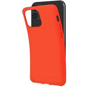 SBS Neon hoesje van zacht materiaal, licht en voelt zacht aan voor iPhone 11, oranje