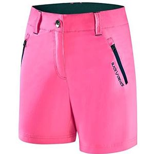Black Crevice Black Crevice Korte shorts voor dames, Roze/staal blauw