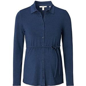 Esprit Maternity Dames shirt met lange mouwen Nursing donkerblauw (405), 36, donkerblauw (405)