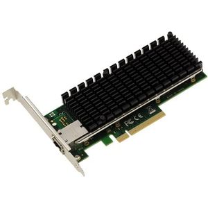 KALEA-INFORMATIQUE PCIe 3.0 x8 10G LAN RJ45 Ethernet controllerkaart met Intel X540 chipset High en Low Profile Hoeken.