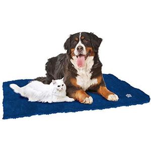 Croci Zelfverwarmende mat Furry blauw 64 x 49 cm voor honden