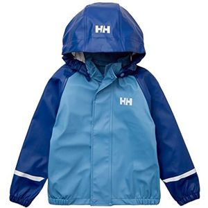 Helly Hansen Bergen PU regenpak Unisex kinderen, 606 Deep Fjord, 116, 606 Deep Fjord