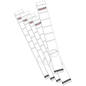 Falken 10 zelfklevende etiketten voor mappen, 5 cm, wit, 36 x 290 mm