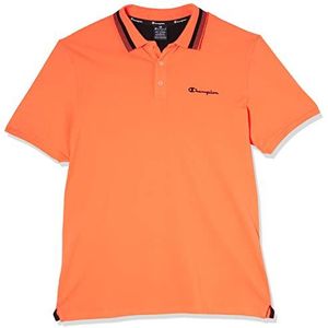 Champion Poloshirt Gallery Small Logo Poloshirt voor heren, Zalm