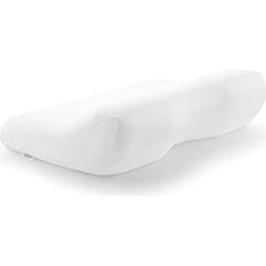 TEMPUR Millennium Kussen Queen M (64 x 32 x 11/6 cm), ergonomisch traagschuim kussen ter ondersteuning van de nek van rug- en zijslapers, stevig gevoel
