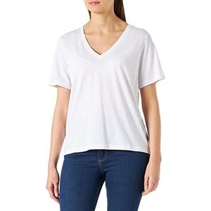 Part Two Pixipw TS T-shirt voor dames, relaxed fit, Helder Wit