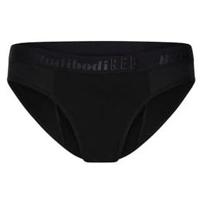 Modibodi Hipster bikini tiener maxi absorptie regelbescherming ondergoed voor jongeren bikini ondergoed discrete menstruatie slipje zwart Y10-12
