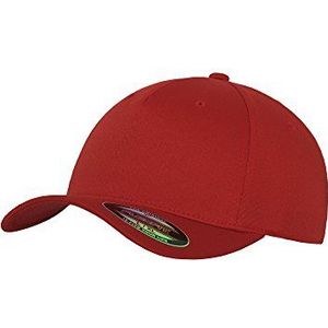 Flexfit Unisex baseballcap, 5-panelen cap, pet voor heren en dames, effen baseballcap, rondom gesloten in vele kleuren, maten S/M en L/XL