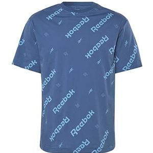 Reebok Identity All Oversize T-shirt, bedrukt, trainingselementen, Batik blauw