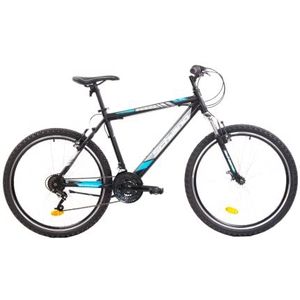 F.lli Schiano Range 26 inch mountainbike voor heren, zwart/blauw