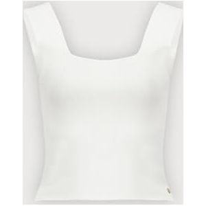 LTB Jeans Débardeur Mozege pour femme, Blanc 100, XS