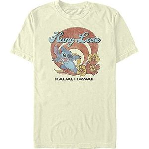 Disney Lilo & Stitch Kauai T-shirt voor heren, crème, S, crème, S, Crème