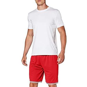 JAKO Heren Shorts Center 2.0 zwart / wit XXL 4450, Rood/Wit