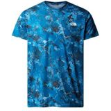 THE NORTH FACE NF0A8874WKI1 M Reaxion AMP Crew Print Adriatic T-shirt pour homme Bleu Moss Camo Taille S, Blue Moss Camo, S