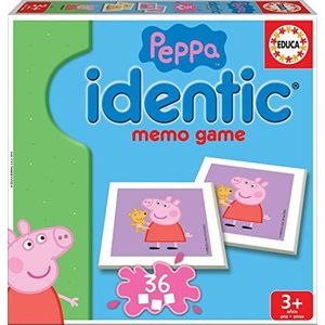 Educa - Peppa Pig. Identic Memo Game Educatief geheugenspel. +3 jaar. Ref. 16227