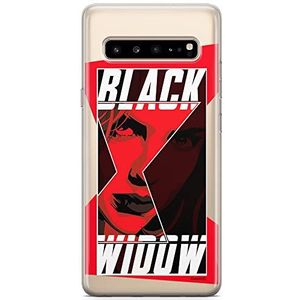 ERT GROUP Originele en gelicentieerde Marvel Black Widow 012 case past perfect bij de vorm van de mobiele telefoon, gedeeltelijk transparant